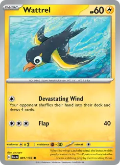 Pokémon-Karte Wattrel 081/193