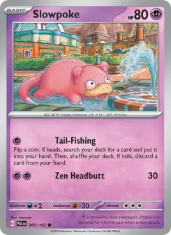 Pokémon-Karte Slowpoke 085/193