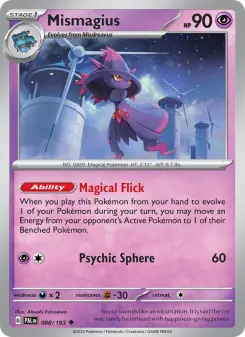 Pokémon-Karte Mismagius 088/193