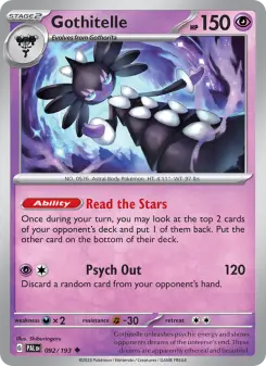 Pokémon-Karte Gothitelle 092/193