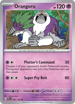 Pokémon-Karte Oranguru 094/193