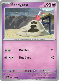 Pokémon-Karte Sandygast 095/193