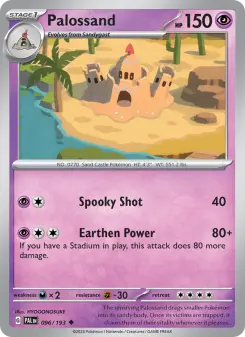 Pokémon-Karte Palossand 096/193