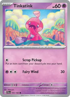 Pokémon-Karte Tinkatink 101/193