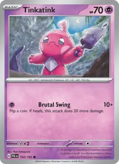 Pokémon-Karte Tinkatink 102/193