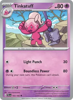 Pokémon-Karte Tinkatuff 103/193