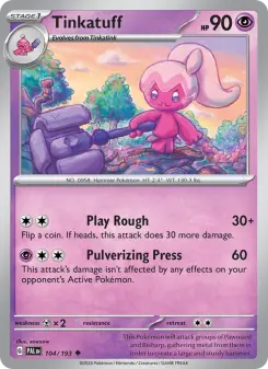 Pokémon-Karte Tinkatuff 104/193