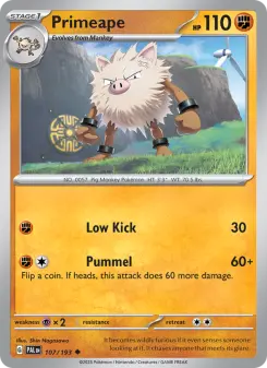 Pokémon-Karte Primeape 107/193