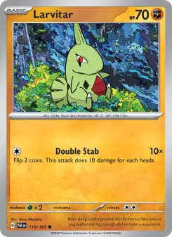 Pokémon-Karte Larvitar 110/193