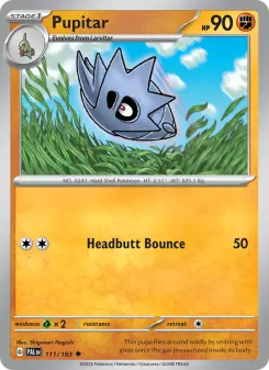 Pokémon-Karte Pupitar 111/193