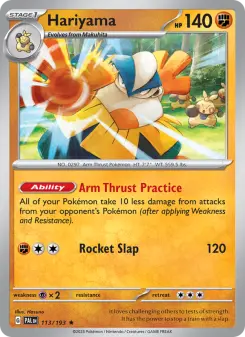 Pokémon-Karte Hariyama 113/193