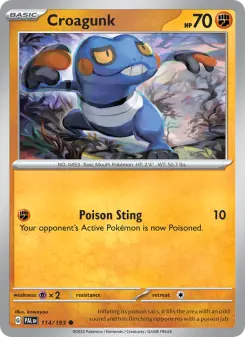 Pokémon-Karte Croagunk 114/193