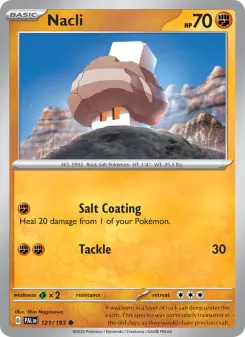 Pokémon-Karte Nacli 121/193