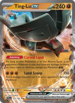 Pokémon-Karte Ting-Lu ex 127/193
