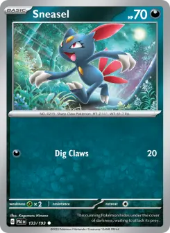 Pokémon-Karte Sneasel 133/193