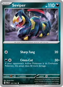 Pokémon-Karte Seviper 137/193