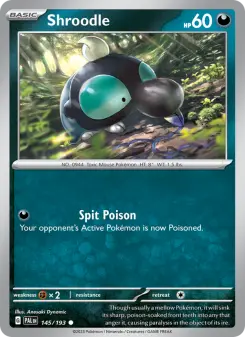 Pokémon-Karte Shroodle 145/193
