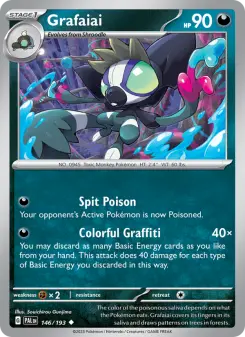 Pokémon-Karte Grafaiai 146/193