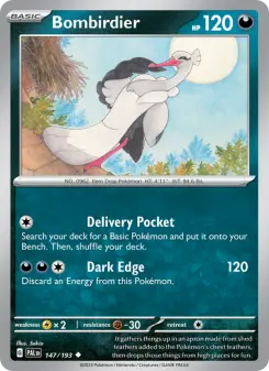 Pokémon-Karte Bombirdier 147/193