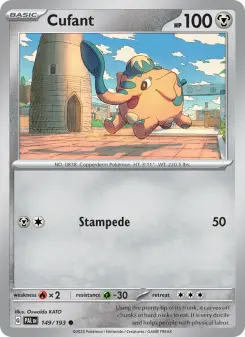 Pokémon-Karte Cufant 149/193
