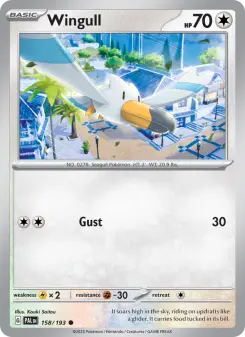 Pokémon-Karte Wingull 158/193