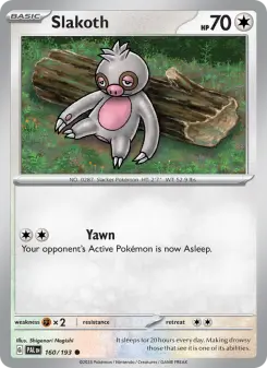 Pokémon-Karte Slakoth 160/193