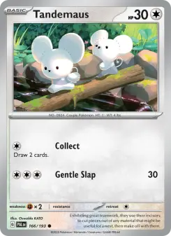 Pokémon-Karte Tandemaus 166/193