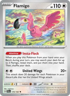 Pokémon-Karte Flamigo 170/193