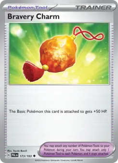 Pokémon-Karte Bravery Charm 173/193