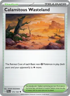Pokémon-Karte Calamitous Wasteland 175/193
