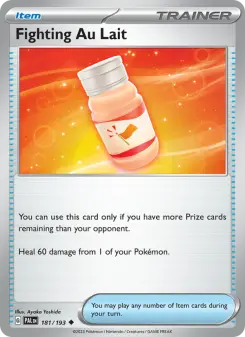 Pokémon-Karte Fighting Au Lait 181/193