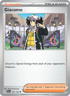 Pokémon-Karte Giacomo 182/193