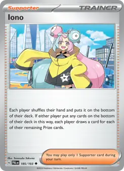 Pokémon-Karte Iono 185/193
