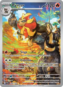 Pokémon-Karte Pyroar 200/193