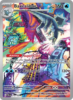 Pokémon-Karte Baxcalibur 210/193