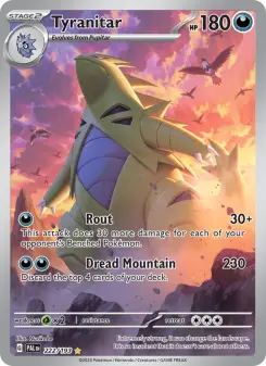 Pokémon-Karte Tyranitar 222/193