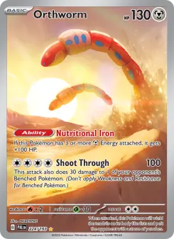 Pokémon-Karte Orthworm 224/193