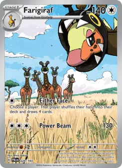 Pokémon-Karte Farigiraf 228/193