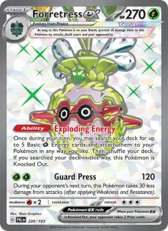 Pokémon-Karte Forretress ex 230/193