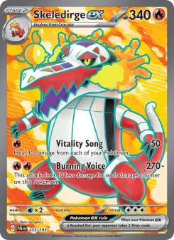 Pokémon-Karte Skeledirge ex 233/193