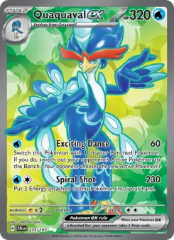Pokémon-Karte Quaquaval ex 235/193