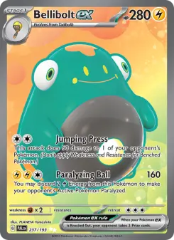 Pokémon-Karte Bellibolt ex 237/193