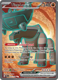 Pokémon-Karte Ting-Lu ex 243/193
