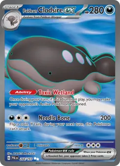 Pokémon-Karte Paldean Clodsire ex 244/193