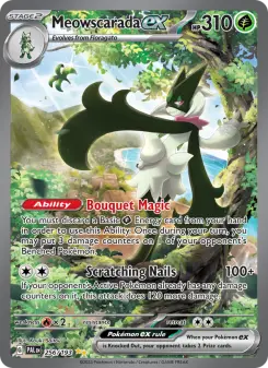 Pokémon-Karte Meowscarada ex 256/193