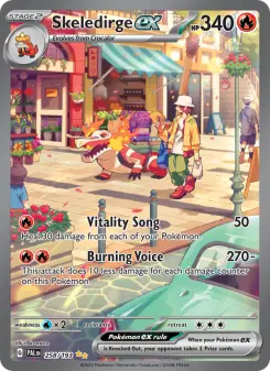 Pokémon-Karte Skeledirge ex 258/193