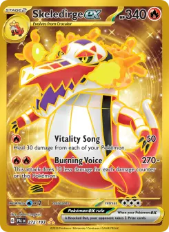 Pokémon-Karte Skeledirge ex 272/193