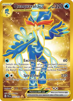 Pokémon-Karte Quaquaval ex 273/193