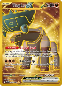 Pokémon-Karte Ting-Lu ex 275/193