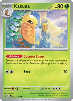 Pokémon-Karte Kakuna 014/165